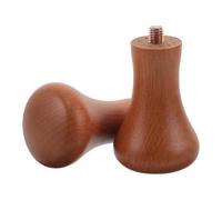 VALICLUD 2 Pezzi Manico in Legno per Macchine da Caffè Espresso, Resistente e Portatile, Dimensioni 7,5x4,5x4,5 Cm, per Uso Domestico in Viaggio
