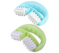VALICLUD 2 Pezzi Massaggiatore Manuale Roller per Braccia e Gambe Strumento per Schiena e Stretching Ottimizza Circolazione e Muscolare
