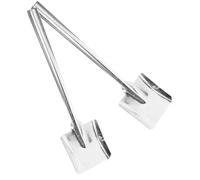 VALICLUD 2 pezzi Paletta Multifunzionale per Esterno Paletta in Materiale Resistente per Giardinaggio Rimozione Cenere e Strumento Compatto per Pulizia Stufa e Barbecue