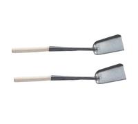 VALICLUD 2 pezzi Palette per con lungo Paletta Resistente per Pulizia Camini e Bracieri Durevole per Uso Ed