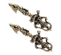 VALICLUD 2 pezzi Pendenti Vajra Tibetano in Ciondoli Antichi per Portachiavi e Artigianato Design Unico Simbolico Leggeri e Resistenti Decorazioni Comode per Talismani Feng Shui