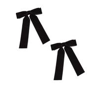 VALICLUD 2 pezzi per in Nero di Fermagli Eleganti con Nastro per Accessori Moda per Feste Cerimonie e Quotidiano