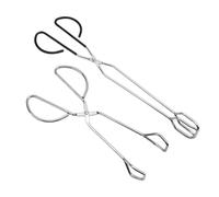 VALICLUD 2 pezzi Pinze in Acciaio Inossidabile per Cucina e Barbecue Clip Alimentari Pratiche per Insalate Pane e Dolci Resistente Design Ergonomico per Buffet Picnic e Uso