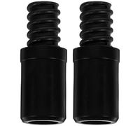 VALICLUD 2 Pezzi Punta Filettata in Plastica per Manico di Scopa, Connettore per Asta di Prolunga Compatibile 25mm, Ricambio per Strumenti Pulizia Casa e Uso Commerciale