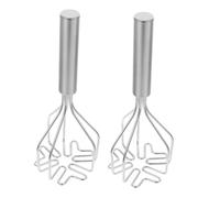 VALICLUD 2 pezzi Schiacciapatate Acciaio Inossidabile Compatto con Impugnatura Ergonomica Utensile Manuale Resistente per Purè Verdure per Design e Facile da Conservare