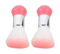 VALICLUD 2 Pezzi Spazzola per Chioma da Barbiere con Setole Morbide in Nylon, Spolverino per Collo Compatto e Lavabile, Set da 2 Pezzi per Rimozione Rapida dei Peli, per Uso Professionale e