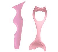 VALICLUD 2 Pezzi Strumenti Per Il Trucco Degli Eyeliner Strumento Applicatore Di Eyeliner Governate Guida Per L'eyeliner Forma Principianti Guida Ombretto Presa Ombra Gel Di Silice Rosa