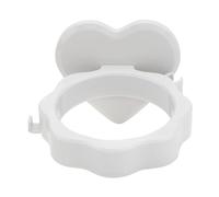 VALICLUD 2 pezzi Supporto Adesivo Porta Phon da Parete Ganci Multifunzionali per Asciugacapelli Senza Staffa Resistente per Bagno e Camera da Letto Organizzatore Salvaspazio Bianco