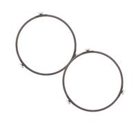 VALICLUD 2 pezzi Supporto Piatto Girevole per Microonde Base in Plastica Resistente con Ruote da Anello Portapiatto Rotante per Forno Microonde Ricambio Robusto e Anti-deformazione