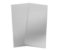 VALICLUD 2 Pezzi Targhette Porta in Metallo Adesive Placchetta Vuota in Acciaio Inox Spazzolato con Retro Autoadesivo Targhe per Ufficio Scuola Ospedale Hotel e Appartamenti