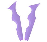 VALICLUD 2 Pezzi Template Eyeliner Silicone Riutilizzabile Strumento Multifunzionale per Occhi per Eyeliner Ombretto e Rossetto per Principianti e Professionisti
