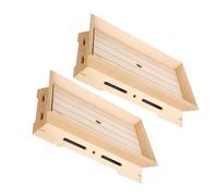 VALICLUD 2 pezzi Vassoio Sushi in Legno per Sashimi e Antipasti Piatto Rettangolare Giapponese per Servire Sushi e Snack per Ristorante e Casa Design Elegante e Facile da Pulire