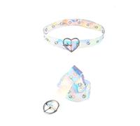 VALICLUD 2 Pz cinture trasparenti per pantaloni cintura di novità spalline sulle spalle borsa trasparente rosa cintura iridescente per le donne cinture lucide cinture da donna