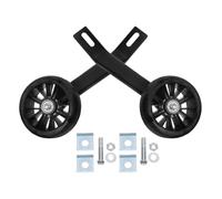 VALICLUD 2 Rotelle per Nero di Pollici 20 Allenamento da Pezzi per Bici | Accenti Luminosi, Regolabili e Silenziose, Montaggio a Vite, Ferro e Plastica, per Uso su Bici da 20 Pollici