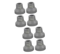VALICLUD 2 Set Cuscinetti Per Le Stampelle Suggerimenti Accessori Per Stampelle Estremità Della Canna Punta Dei Piedi Della Stampella Antiscivolo Gomma Da Cancellare Grigio 4 Pezzi*2