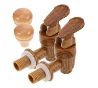 VALICLUD 2 Set Di Accessori Per Botti Di Vino Tappo Per Botti Di Birra Pratico Rubinetto Per Rubinetto Tappo Per Botti Di Birra Tappo Per Secchio Di Vino E Rubinetto Rubinetti Per