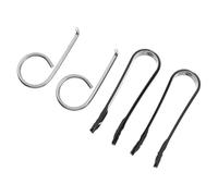 VALICLUD 2 Set Gancio per Rimozione Viti Ruota, Estrattore Dadi Copriruota | Ferro e Plastica, Due Utensili Inclusi, per Copricerchi e Dadi Antifurto, Uso in Officina e Assistenza Stradale