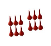 VALICLUD 2 Set Palla Di Pulizia Della Decerante Per Le Orecchie Bulbo Nasale Per Il Bulbo Auricolare Bulbo Per La Rimozione Del Cerume Gomma Da Cancellare Rosso 6 Pezzi*2