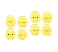 VALICLUD 2 Set Piccolo Portamonete Pollo Borsa Per Il Cambio in Peluche Portafoglio Del Portachiavi Carino Portamonete Avocado Peluche D'anatra Accessori Per Pollaio Yellow 4pcs*2