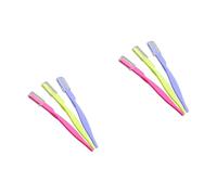 VALICLUD 2 Set Raschietto Per Sopracciglia Sopracciglio Kit Rifilatura Trimmer Donna Signora Sposo Rasoio Per Sopracciglia Portatile Modellatore Di Sopracciglia 3 Pezzi * 2