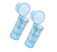 VALICLUD 2 Set Set di Cucchiai Dosatori Dentali in Plastico Scala Graduata, Facili da Pulire un Efficiente Stoccaggio, per Esperimenti Scientifici e Cliniche