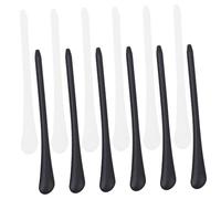 VALICLUD 2 Set Templi Dello Spettacolo Protettore Punta Di Estremità Dell'occhio Eyelasses Retainer Retrò Custodia in Silicone Per Occhiali Kit Gancio Per L'orecchio Bianca 12 Paia*2