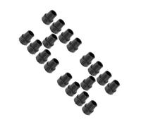 VALICLUD 2 Set Testa Di Gomma Della Stampella Accessori Protettori Pastiglie Suggerimenti Per Le Stampelle Gamba Impingatura Delle Stampelle Con Gomme Gomma Da Cancellare Nero 9 Pezzi*2