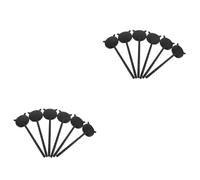 VALICLUD 2 Set Visiera Di Visione Occhio Per Optometria Tasca Vista Occlusore Tester Strumento Strumenti Di Esame Oculistica Strumenti Oculari Pp Black 6 Pezzi*2