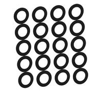 VALICLUD 20 Pezzi Anello Sigillante per Altoparlante Subwoofer in Eva Nero Resistente alle Intemperie per Riparazione e Riduzione delle Perdite Sonore in Ambienti Interni