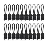 VALICLUD 20 Pezzi Estensori per Cerniera in Nylon Resistente con Paracord Antiscivolo Sostituzione Maniglia Zip per Zaini Giacche e Valigie Facili da Installare e Durevoli