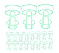 VALICLUD 20 pezzi Rete Porta Flaconi Infusione in Plastica Resistente Copertura Anticontaminazione per Bottiglie Soluzione Salina Leggera e Portatile per Uso Clinico