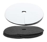 VALICLUD 20 Pezzi Tappetini Protettivi per Alberi Rotondi Ecologici per Controllo Erbacce Pacciame Traspirante e Resistente al Gelo per Giardinaggio e Frutteti