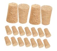 VALICLUD 20 pezzi Tappi in Sughero Sintetico per Bottiglie Vino Tappi Riutilizzabili in Resistente per Bottiglie per Conservazione Vino Chiusura Ermetica per Imbottigliamento e Barattoli