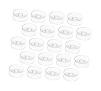 VALICLUD 20 pezzi Ventose Bifacciali Trasparenti in PVC per Piastrelle Metallo Specchi Acquari Attaccaggio Forte per