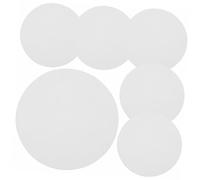 VALICLUD 200 Pezzi Carta da Filtro Qualitativa Rotonda Media Velocità Carta Filtrante per Imbuto Laboratorio Assorbente e Resistente per Analisi Chimiche e Ambientali