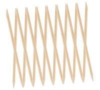 VALICLUD 200 Pezzi Pulizia solido Remover polacco manicure bastoncino per unghie bastoncini per unghie in legno bastoncini per cuticole per unghie di legno Khaki