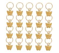 VALICLUD 20pezzi Accessori per Capelli per Trecce Fermagli Farfalla Grandi Ciondoli e Anelli per Dreadlock Gioielli per Capelli per Donne Stile Facile e Comfort Affidabile