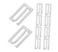 VALICLUD 20pezzi Clip Per Mantello in Metallo Ganci Fissaggio Per Mantello Accessori Per Parrucchieri Regolatore Portatile Per Fibbia Compatta Per Taglio