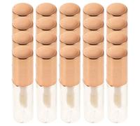 VALICLUD 20pezzi Tubi per Lucidalabbra Vuoti da Mini Contenitori Ricaricabili per Balsamo Trasparenti Bacchetta Applicatrice per Smalto per Labbra Fai da Te e Campioni di Colore