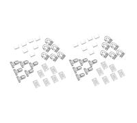 VALICLUD 20sets Chiusure Acciaio Inossidabile Per Valigie e Borse Da Fibbie Per Imballaggio Con Ganci Resistente All e Antiruggine Per Uso Domestico e Viaggi
