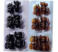 VALICLUD 24 pezzi Mollettine Piccole in Plastica per Mini Fermagli per Ragazze e Donne Accessori Resistenti per Acconciature Quotidiane