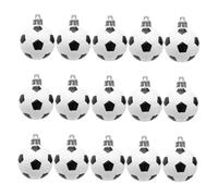 VALICLUD 24 pezzi Palline Albero Natale Calcio Decorazioni Infrangibili Plastica Resistente Colori Vivi per Feste Natalizie e Appassionati di Sport Addobbi da Appendere Indoor Outdoor