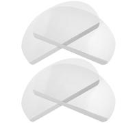VALICLUD 25 Pezzi Trasparente per Professionisti della Cura dei Capelli Protezione Viso Durante Taglio Chioma e Colorazione, Schermo Antispruzzo in PVC per Saloni di Bellezza e Barberie