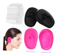 VALICLUD 2paia Copriorecchie in Silicone per Doccia Impermeabili e Adatti Tutte le Forme di Orecchie per Proteggere da Acqua e Altri Liquidi Durante L'uso