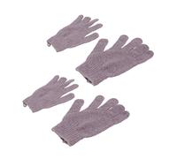 VALICLUD 2paio Guanto Scrub Corpo Five Fingers Guanto Esfoliante da Bagno per Uomo e Donna da Usare Sapone o Bagnoschiuma Facile da Pulire e Indossare