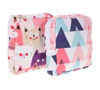 VALICLUD 2pezzi Borsa Per Assorbenti Igienici Per Bambine Custodia Per Assorbenti Mestruali Cerniera Pratica Borsa Per Interni Per Donne