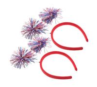 VALICLUD 2pezzi Cercchietti Per Capelli Per Giorno Indipendenza Fascia Decorativa Per Accessori Per Festa Patriottica Cercchietti Per Festival Per Feste Cosplay