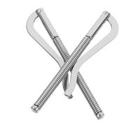 VALICLUD 2pezzi Clip Portafoglio Uomo in Lega Di Zinco Resistente Ferma Soldi Pratico Per Banconote e Carte Design Portatile Sicuro Per Uso Quotidiano