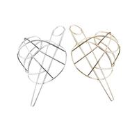 VALICLUD 2pezzi Copertura Per Chignon Con Forcina in Metallo Forma Di Gabbia Per Uccelli Accessorio Per Capelli Vintage Con Bastoncino Per Chignon Raccolto Per Acconciature Da Donna