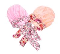 VALICLUD 2pezzi Cuffia Da Notte in Raso Per Ragazzo Ragazza Elastica e Per Proteggere i Durante Sonno Leggera e Traspirante Per Tutti i Ragazzo Ragazza